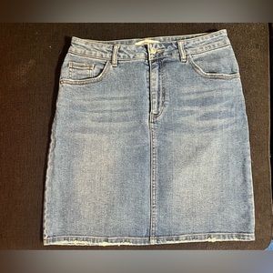 French brand Promod denim skirt